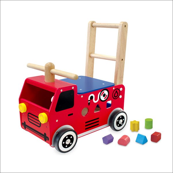 walk and ride fire engine sorter assembly