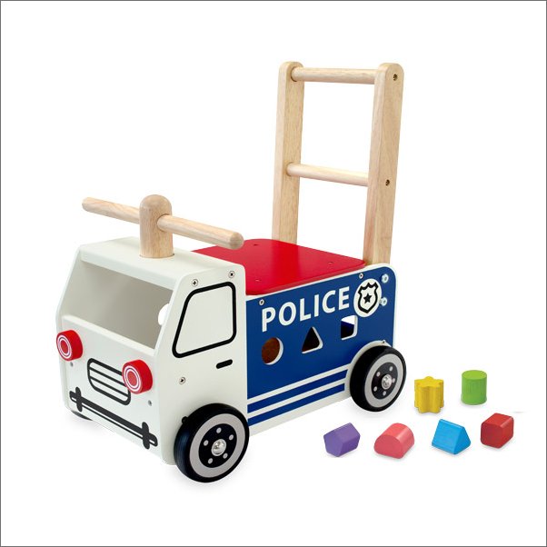 walk and ride police car sorter assembly